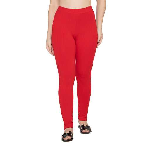 Women Soft Cotton Kurti Pant - True Red