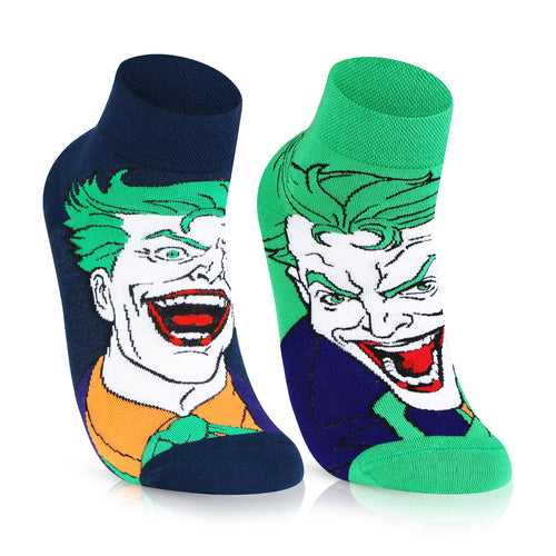 Unisex Ankle Length Joker Cotton Character Socks - Pack of 2