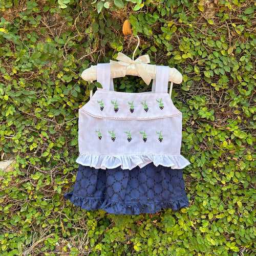 Blueberry Delight Baby Romper Set