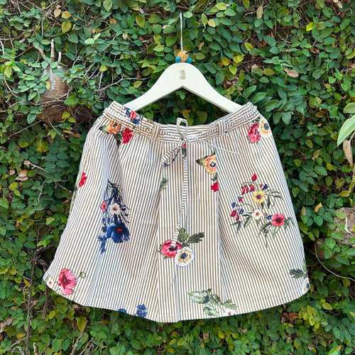 Comfy Printed Floral Pattern Skirt