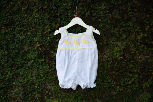 Pretty Hand Embroidered Balloon Rompers