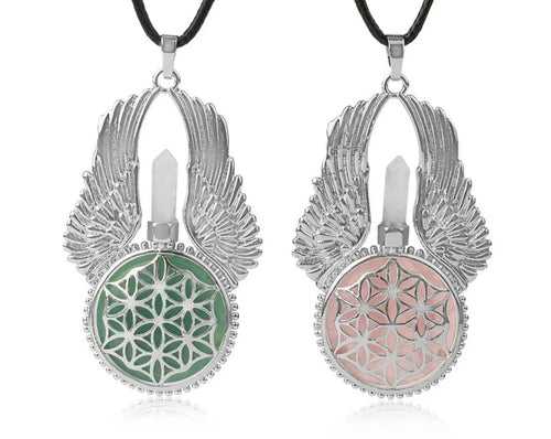 Crystal Flower of Life Pendant