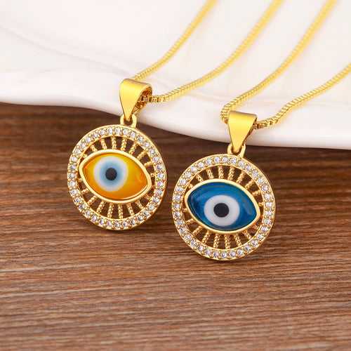 Large Evil Eye Necklace