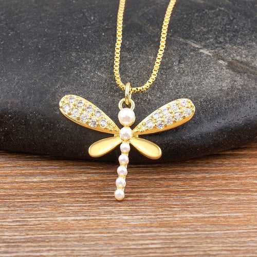 Dragonfly Charm Necklace