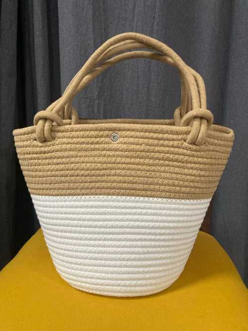 Two Tone Crochet Bag FA03