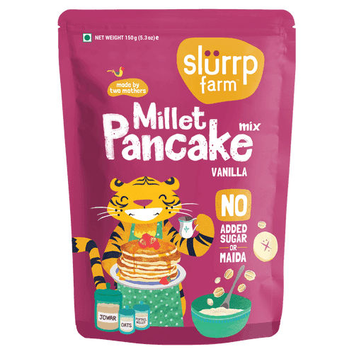 Vanilla Millet Pancake | NO ADDED SUGAR OR SWEETNER