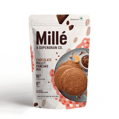 Mille : Chocolate Millet Pancake Mix
