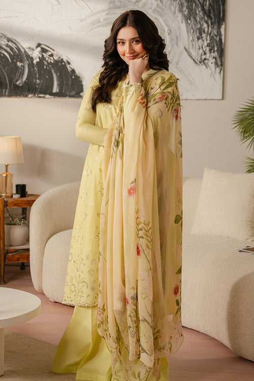 SAPID FOLIATE-3 PIECE EMBROIDERED LAWN SUIT