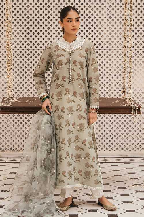 OLIVE ARDOR-2 PIECE (SHIRT AND DUPATTA)