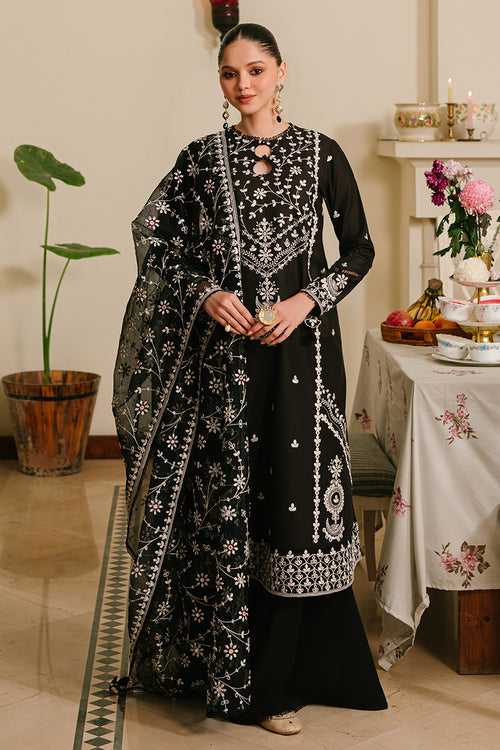 NOIR ORNATE-3 PIECE EMBROIDERED LAWN SUIT