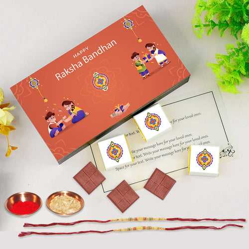 Rakhi Bond of Love Celebration Chocolate surprise gift box