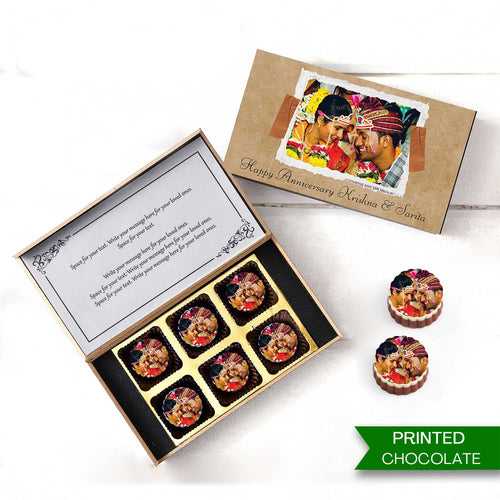 Buy Best Wedding Anniversary Chocolate Gift | Choco ManualART