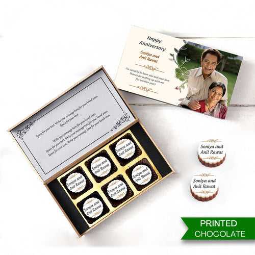Personalised chocolates to celebrate the togetherness