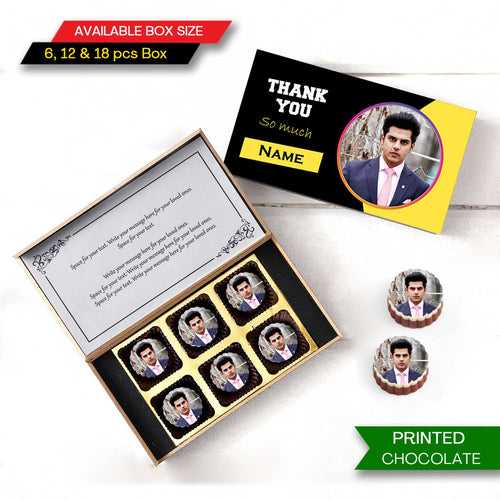Personalised Messages Chocolate Thank You Gift Box | Chocolates Gifts