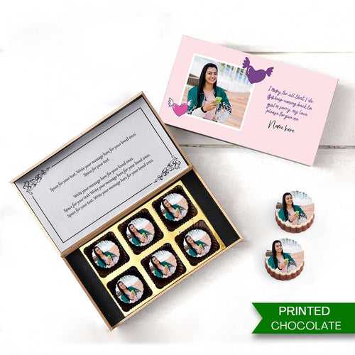 Sorry Gift Idea | Buy Photo Printed Chocolate with Personalised Name