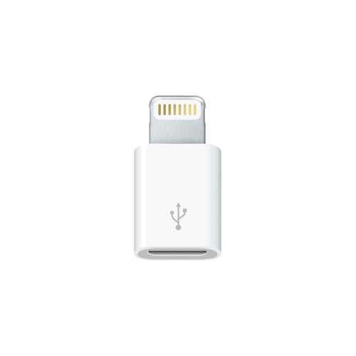 Apple Lightning to Micro USB Adapter | White