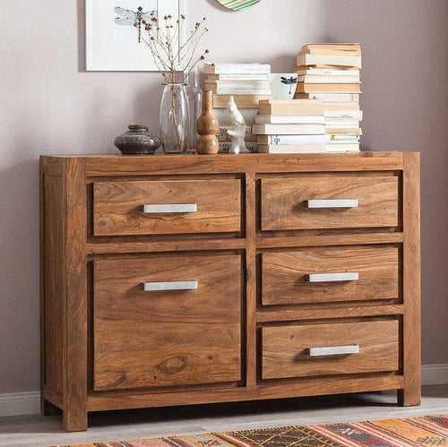 Solid Wood Port Sideboard Stone