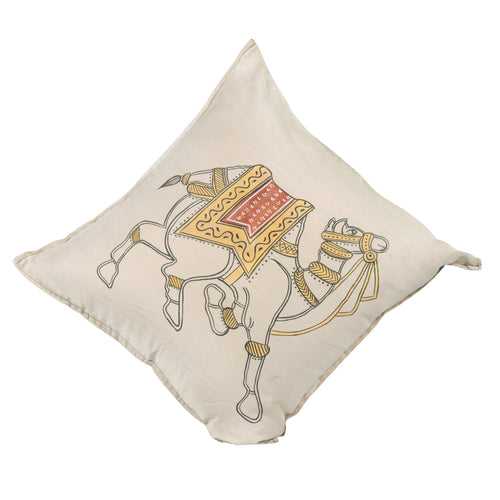 Handpainted Camel Cushion Cover