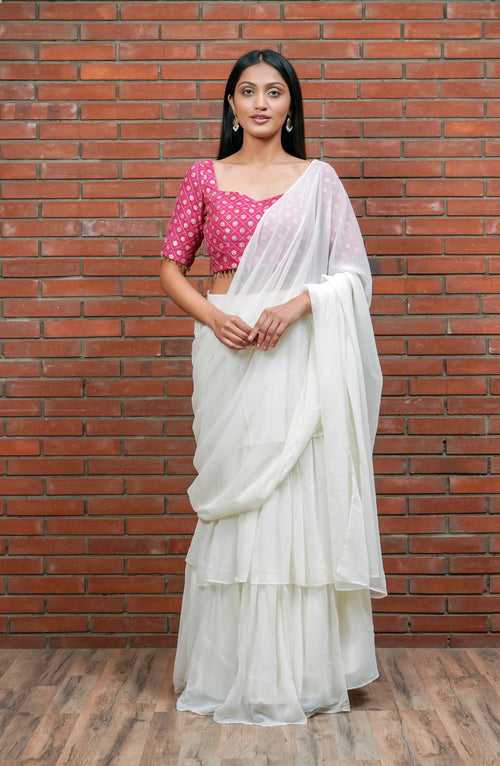 Rashi Pre-draped Skirt Saree