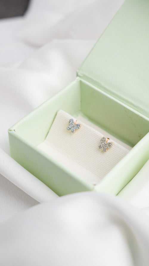 Butterfly Diamond Earrings