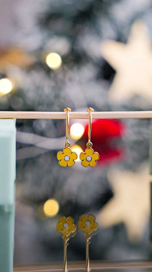 Flower Bali Earrings