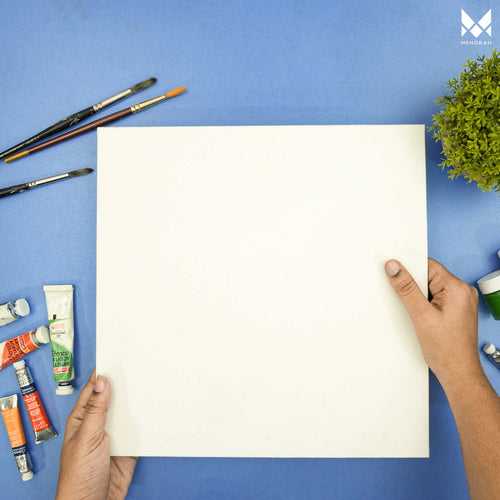 CANVAS PANELS - 13.5 OZ ( 420GSM ) - PACK OF 4 - (12.0 x 12.0 inch)