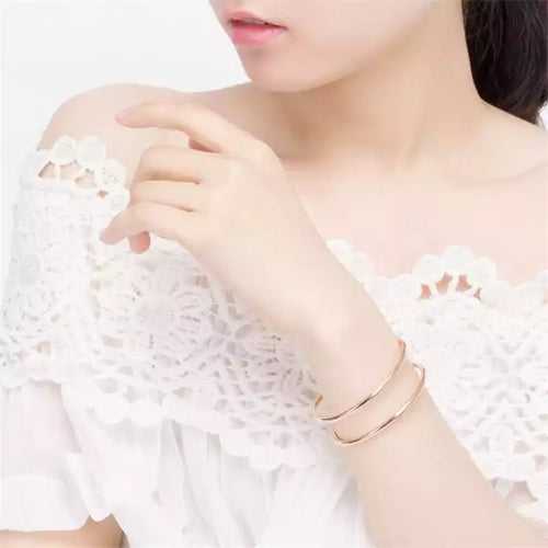 Duo Cuff- 925 Silver