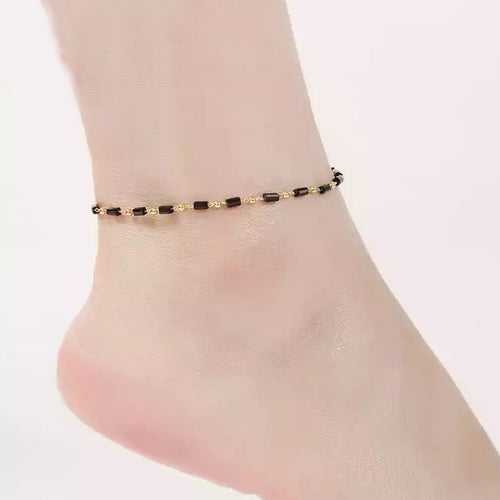 Agate Anklet- 925 Silver