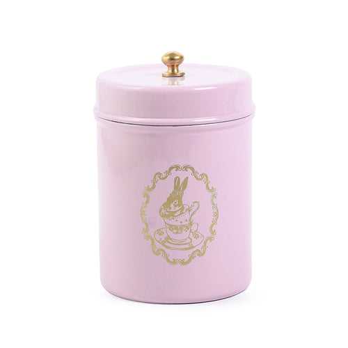 Elan Bunny Canister, Stainless Steel (500ml, Powder Pink)