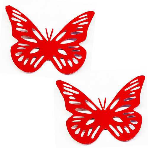 Elan Butterfly Fridge Magnet, Large (Set of 2)