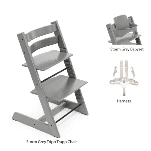 Stokke® Tripp Trapp® Highchair Combo (Chair, Babyset And Harness)