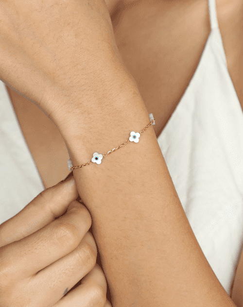 Scattered Clover Bracelet