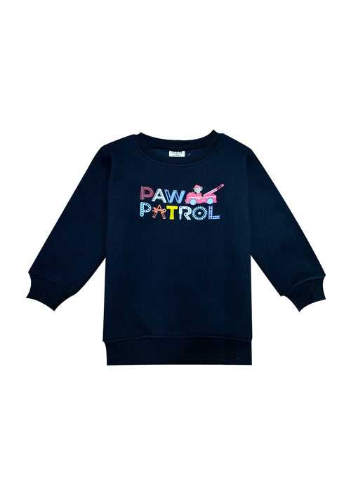 Paw Patrol Logo Print Cotton Fleece Kids Sweatshirt Set