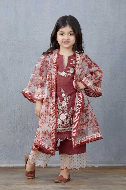 RTS - Bhuri Kali Naavya Jacket Set