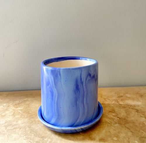 Blue Lagoon Ceramic Pot