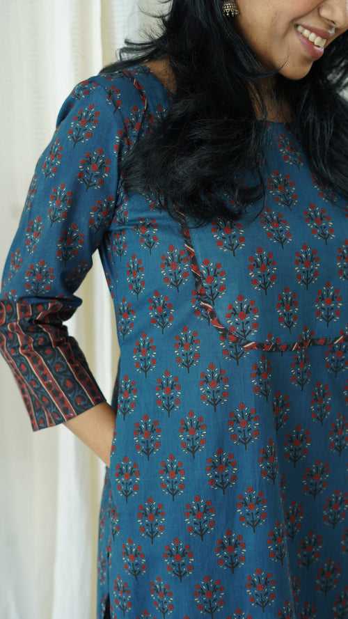 Aashvi Blue Kurti