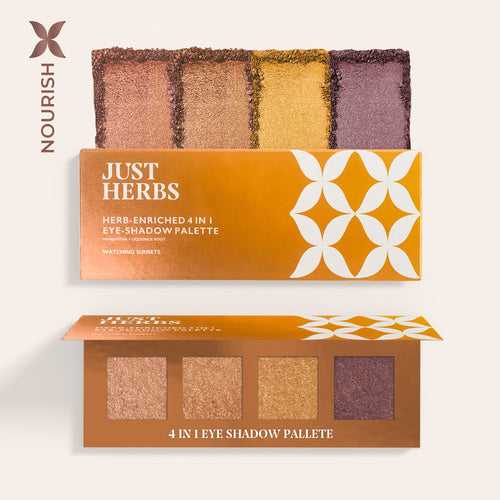 Herb Enriched 4-in-1 Eye-shadow Palette with Manjishtha and Liquorice Root 4 g
