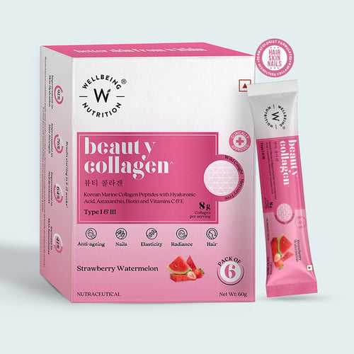 Beauty Collagen Strawberry Watermelon Flavor Sachets