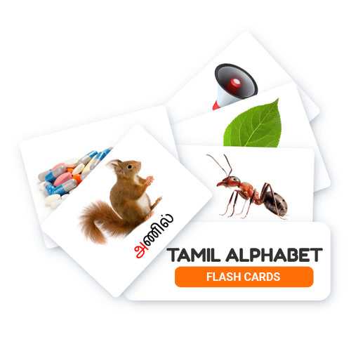 Tamil Alphabet Flash Cards