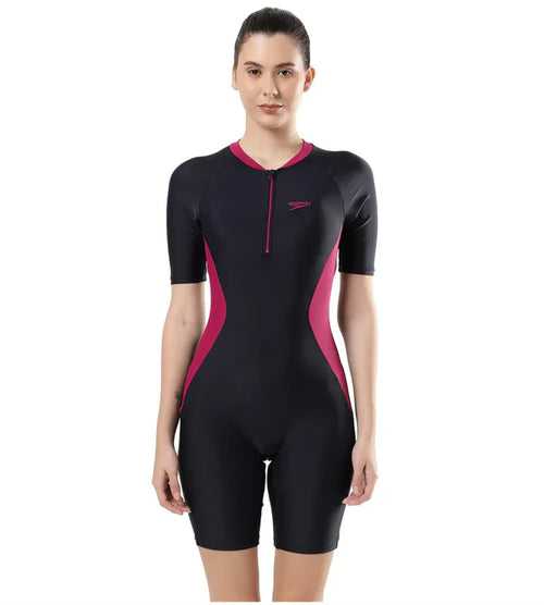 Speedo Women's Endurance Essential Panel Kneesuit Swimwear