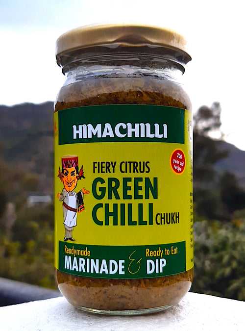 Himachilli Chukh- Fresh Green Chilli with Citrus Paste (200 gms)