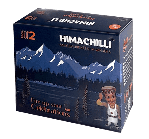 HIMACHILLI Chukh- Gift Pack Khattee Laal & Fiery Green Chukhs (2*200 gms)