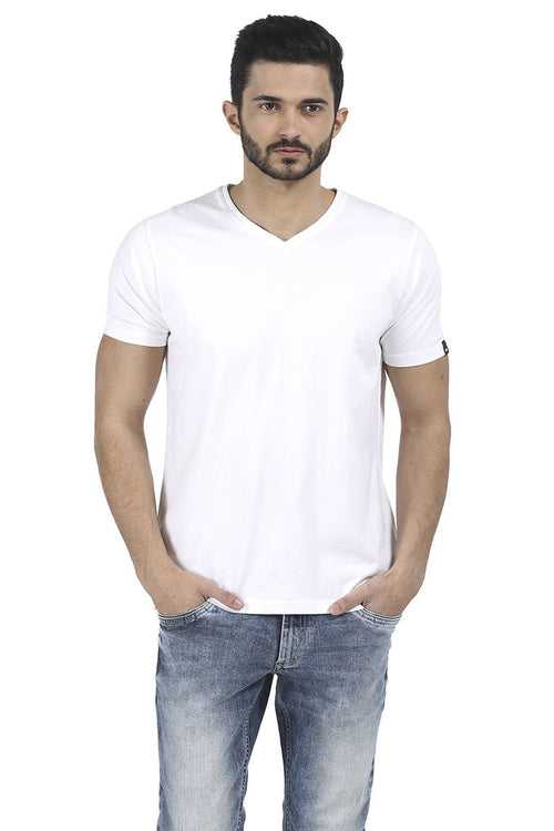 Basics Muscle Fit V Neck T Shirt