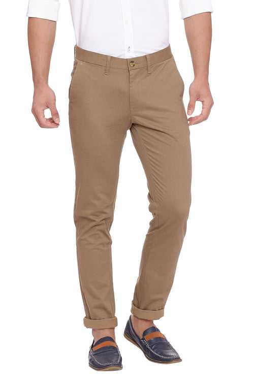 Basics Tapered Fit Stretch Trouser