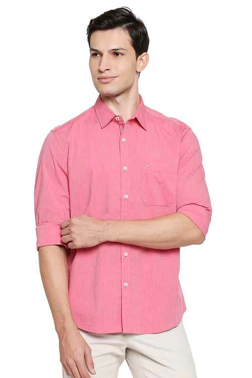 Basics Slim Fit Fil A Fil Shirt