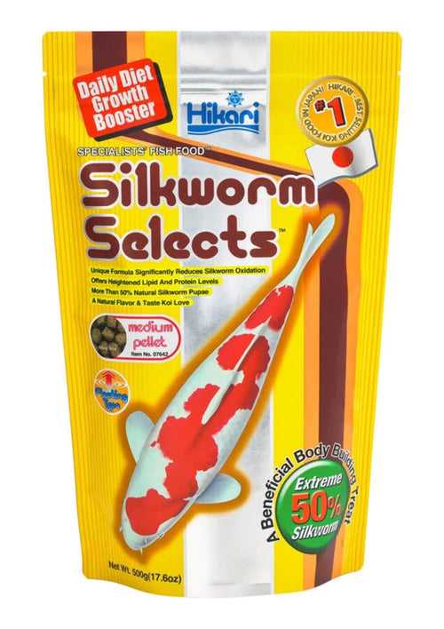 Hikari Silkworm Selects Koi Food