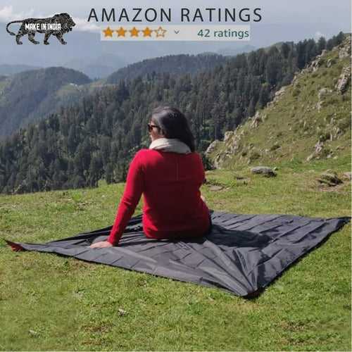 Outdoor Beach Picnic Mat Camping Gear Easily Foldable Blanket- 100% Made-in-India