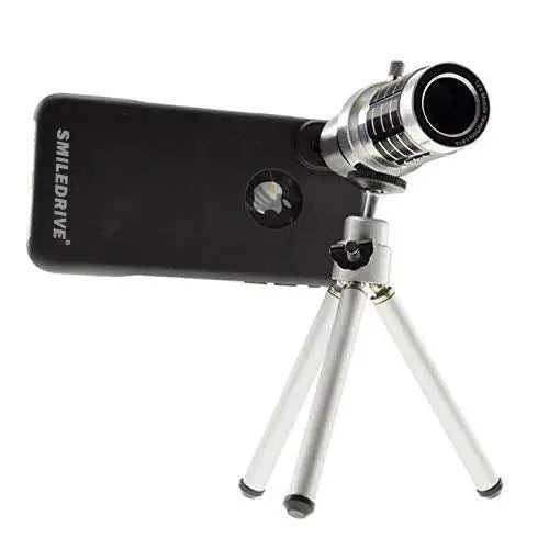 iPhone 12X Telescope Zoom Lens Kit with Tripod & Back Case - All Models Available