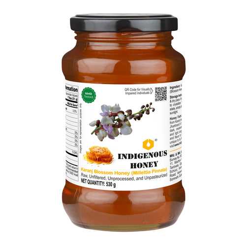 Raw Karanj Honey - Pure, Natural, Forest-Harvested Delight