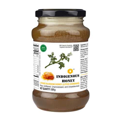 Raw Litchi Blossom Honey - Pure and Natural Delight From Bihar